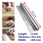 20 Pack x Aluminium Tin Foil Roll Kitchen Baking Keep Food Hot 295mmx9M Bulk Buy