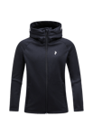 Peak Performance Jr Rider Zip Hood Svart