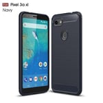 Navy Blue Tpu Case On Yhteensopiva Google Pixel 3A Xl:N Kanssa