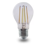 V-tac - Ampoule led E27 7W A60 Filament Compatible avec Google Home et Amazon Alexa Via App Smart 3-in-1 Dimmable