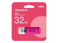 Adata Classic Series C906 - Usb Flash-Enhet - 32 Gb - Usb 2.0 - Rosa