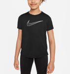 NIKE DriFIT One Tee Black Girls jr (XL)