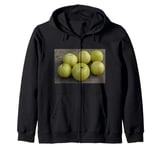 Really Like Amla Fruit Indian Gooseberry Zip Hoodie