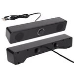 E 350Ts Computer Speaker 3.5Mm Input Usb Powered Wired Computer Soundbar W