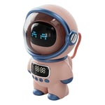 UK (Pink)The Astronaut Speaker AI Intelligent Voice Speaker Clock Smal