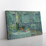 Big Box Art Henri Le Sidaner Al Fresco Canvas Wall Art Print Ready to Hang Picture, 76 x 50 cm (30 x 20 Inch), Multi-Coloured