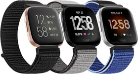 YCHDDER Nylon Straps Compatible with Fitbit Versa 2 Strap/Fitbit Versa Strap/Fit