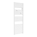 Radiateur sèche-serviettes électrique RIVA 4 sans soufflerie 500W blanc - THERMOR - 471259