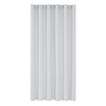 Deconovo Rideaux Occultants Isolant Thermique Anti Froid, Design Moderne à Oeillets, Rideaux pour Salon et Chambre, 203x214 CM (Largeur x Hauteur), No?l Blanc Pâle Gris, 1 Pièces