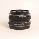 Olympus / OM System Used M.Zuiko Digital 17mm f/1.8 Lens Black