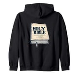 Pretty Holy Bible Outfit for Books and Christ Lovers Zip Hoodie