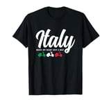 Italian Souvenirs Makes My Heart Skip A Beat Scooter Italy T-Shirt