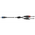 SX303K Cable Strix Minijack Stereo 2 X Jack Mono 3 M