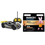 BLADEZBatmanRCRacer,DCComics,RemoteControlVehicle,Easytouseforkidsage3andabove,FullfunctionRC128Scale,LicensedToy,Toyz + Duracell Optimum AA Batteries (8 pack) - Alkaline Batteries 1.5V - Up To 200% E