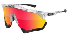 Lunettes scicon aeroshade xl cristal brillant   rouge miroir