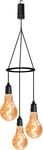 Luxform Flow Battery Powered Pendulum 3x Hanging Lights with 24 hour Timer