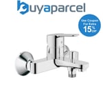 Grohe 23334 BauEdge Single Lever Mono Bath Shower Mixer Tap 1/2 Inch Wall Mount