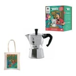 Cafetière Bialetti 0005177 MOKA EXPRESS Avec Sac WWF Chrome Satiné