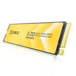 ORICO 2To NVMe SSD M.2 Interne, PCIe 4.0 Gen4x4 2280, Jusqu'à 5200 Mo/s, 3D NAND Flash, Interne Disque Dur for Jeux et Montage Vidéo- J20