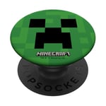 Minecraft Creeper Big Face PopSockets PopGrip Interchangeable