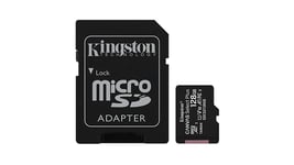 Kingston 128GB MicroSD Canvas Select Class 10 UHS-I 100mb/s