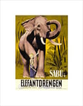 Wee Blue Coo Movie Film Elephant Boy Danish Release Sabu Wall Art Print