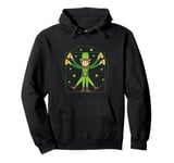 Leonardo Da Vinci Leprechaun St. Patrick's Day Pullover Hoodie