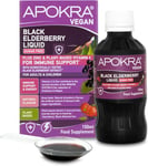 Elderberry Syrup Sugar Free, Acerola Vitamin C and Zinc for Adults & Kids, 150ml