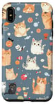 iPhone XS Max Adorable Cat Patterns Design Cute kittens patterns Case