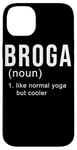 iPhone 14 Plus Broga yoga for real Men matching bros Namaste Boys Bromance Case