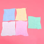 5 Pcs toddler facial cloths infant washcloth baby square towel Face Towels