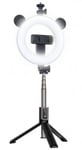 Ring Light Lampa Selfie Stick Tripod 90cm