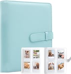 Album Photo 256 Pochettes Pour Appareil Photo Instantané Instax Mini Liplay 11 12 26 25 9 8+ 8 7S, Porte-Cartes Photo Pour Imprimante À Appareil Photo Instantané Polaroid (Bleu Saphir)