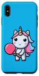 Coque pour iPhone XS Max Licorne Avec Batte De Tennis De Table Pour Ping-pong