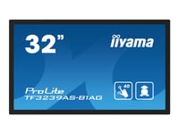 Iiyama Prolite Tf3239as-B1ag - 32" Diagonal Klass (31.5" Visbar) Led-Bakgrundsbelyst Lcd-Skärm - Digital Skyltning - Med Inbyggd Mediaspelare Och Pekskärm (Multitouch) - Android - 1080P 1920 X 1080 - Svart