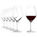 Stölzle_Lausitz Verres à Bordeaux Exquisit Lot de 6, 645ml – Verres à Vin en Cristal de Haute Qualité Idéaux pour Bordeaux – Élégants Verres à Vin pour un Développement Optimal des Arômes