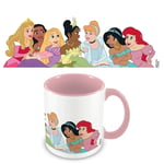 Hole In The Wall Disney: Disney Princess Princesses Pink Coloured Mug