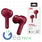 JVC HA-A8T-R-U Écouteurs Intra-Articulaires Oreillette Bluetooth Truly Fil Rouge
