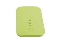 Batterie Externe Portable Verte de 6600 mAh, idéale pour Garder Vos appareils chargés n'importe où, compacte et légère, Parfaite à emporter avec Vous.