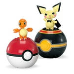 Mega Construx Pokemon Pokeball 2 pack - Charmander & Pichu - New in stock