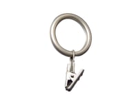 Domoletti Curtain Rings W Hooks Silver D16 10Unit