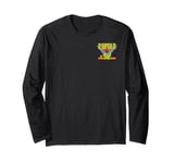 Rugrats Epic Reptar 1991 Retro Small Left Chest Pocket Logo Long Sleeve T-Shirt