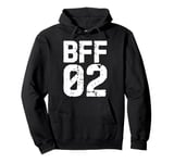 Vintage BFF 02 Best Friends Matching Bestie Friendship Day Pullover Hoodie