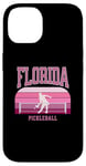 Coque pour iPhone 14 Rose Retired Florida Pickleball Femme