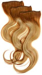 Balmain DoubleHair Lot de 3 extensions de cheveux naturels Blond doré très clair 40 cm 9,8 g 0,11 kg