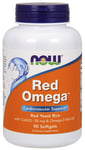 NOW Foods Red Omega 90 Softgels Red Yeast Rice, CoQ10 & Omega-3 for Heart Health