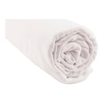 Easy Dort - Drap housse 100% Coton Bio pour lit king size 160x200 cm - Blanc