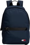 Tommy Jeans Sac à Dos Homme Essential Daily Dome Backpack Simple, Bleu (Dark Night Navy), Taille Unique