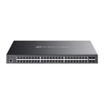 TP-Link JetStream 52-port Gigabit L2+ Managed Switch med 48-port PoE+