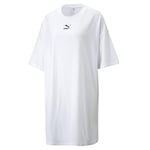 puma Women's Classics Tee Dress, White, X-Large